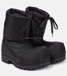 Botas de esquí unisex de piel de becerro súper suave de alta calidad con puntera redonda exagerada para hombre y mujer, botas de nieve bajas <span class=keywords><strong>Alaska</strong></span> con puntera redonda - Product Image 2