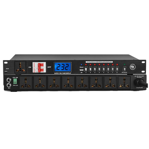 Secuenciador de Potencia de Audio Profesional de 9 Canales para Sistema de Altavoces de Karaoke - Product Image 1