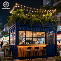 Kiosque Conteneur Maritime Bar Remorque Conteneur Café Bar Conteneur Maritime Bar à Vendre Conteneur Café