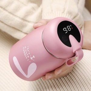 Gourde isotherme en acier inoxydable 304 <span class=keywords><strong>à</strong></span> double paroi de 320 ml avec affichage intelligent de la température, personnalisable, vente en gros - Product Image 1