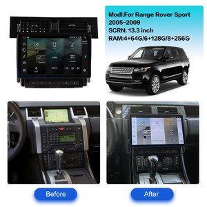 Radio de coche <span class=keywords><strong>Android</strong></span> de 13,3 "para Land Rover Range Rover Sport L320 2005-2009 navegación automática GPS reproductor estéreo DVD Multimedia 4G WIFI - Product Image 6