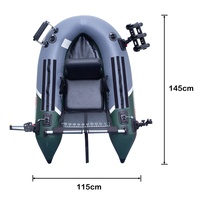 Offre Spéciale OEM Service PVC Petite Chaise De Pêche Gonflable Bateau Flotteur Tube Ventre Bateau pour La Pêche