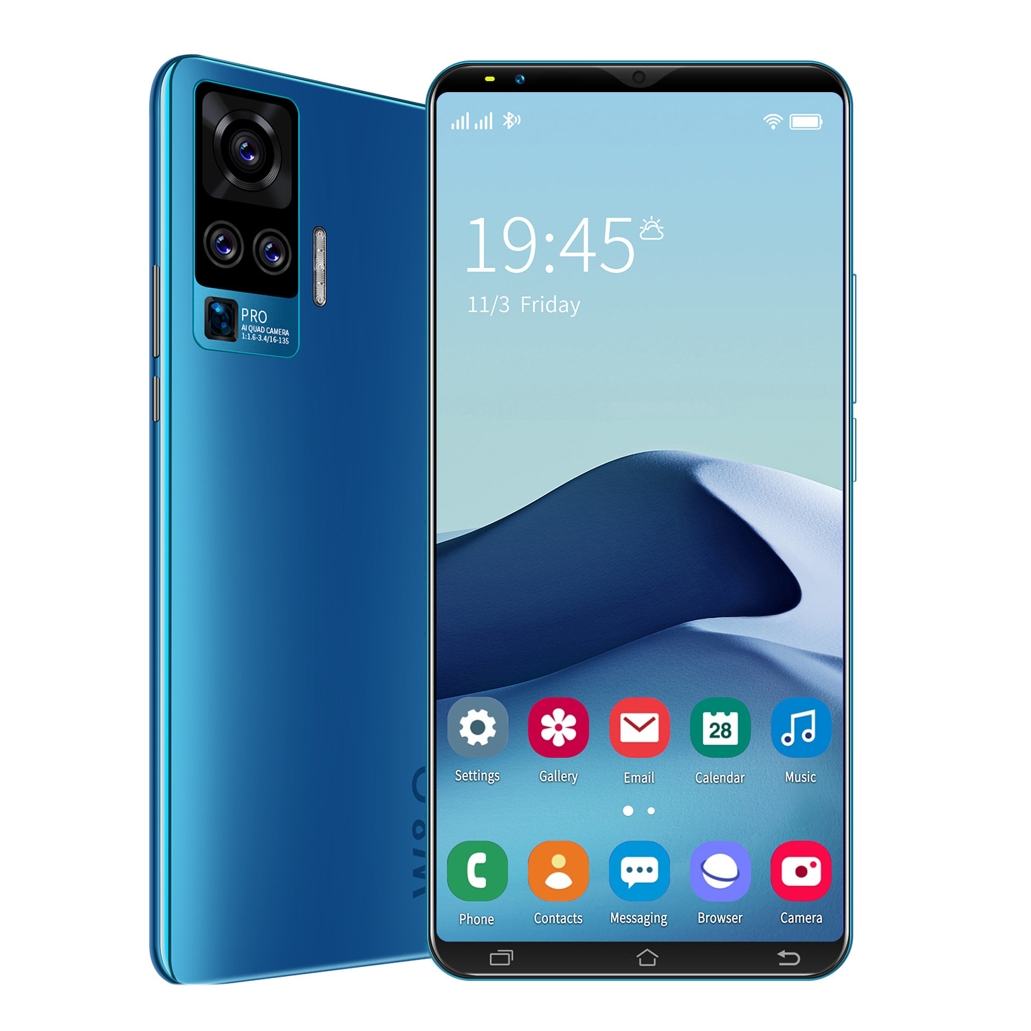 Cheap mobile phone Mini X50 dual card dual standby face unlocking mobile phone Android 10.0 new mobile phone