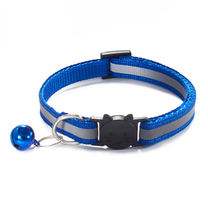 Nuevo <span class=keywords><strong>Collar</strong></span> Ajustable de Nailon para Mascotas con Campana, Bonito, Duradero y con Función de Liberación Rápida para Perros y Gatos - Product Image 5