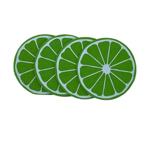 Posavasos de corcho de fieltro con patrón personalizado en varios colores y tamaños - Product Image 1