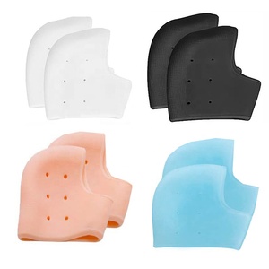 Extra Thick Gel Heel Protection <strong>Cups</strong> to Protect Heel Moisturize Sleeves Soft Comfortable Silicone Gel Heel Socks HA00557 - Product Image 2