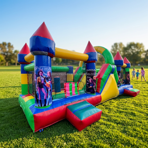 Hot-selling K-POP <strong>Devil</strong> Hunter Inflatable Trampoline Combo Inflatable Bounce Castle Inflatable Obstacle Course Training Ground - Product Image 3