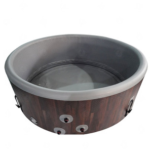 <span class=keywords><strong>Jacuzzi</strong></span> <span class=keywords><strong>Inflable</strong></span> de PVC para 2-8 Personas, <span class=keywords><strong>Spa</strong></span> Portátil para Interiores y Exteriores con Calentador, Bomba, Cubierta, Sauna Móvil, Piscina - Product Image 4