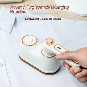 Mini <span class=keywords><strong>Fer</strong></span> à Repasser Électrique Portable, Défroisseur Vapeur 40W Anti-Brûlure à Sec, Machine à Repasser Rotative pour la Maison - Product Image 4
