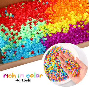 Cuentas Fusibles Ecológicas de 5mm, 57 Colores Surtidos, Cuentas de Plástico para Planchar a Granel, para Regalos de Navidad, Arte Pixelado DIY, Directo de Fábrica - Product Image 4