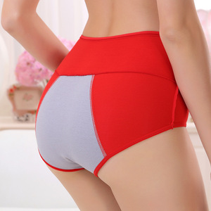 HD093 de período de prueba bragas de cintura alta ampliar ropa interior la Coverge a prueba de fugas Hipster Menstrual reutilizable bragas - Product Image 3