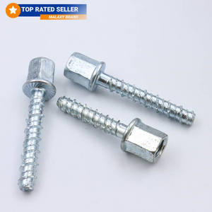 MALAXY - Tornillo de Acero Personalizado de 1/2 Pulgada - <span class=keywords><strong>3</strong></span>/<span class=keywords><strong>8</strong></span> X 2-<span class=keywords><strong>3</strong></span>/4 <span class=keywords><strong>para</strong></span> Colgar en <span class=keywords><strong>Concreto</strong></span>, Cabeza Torx, <span class=keywords><strong>para</strong></span> Madera - Product Image 1