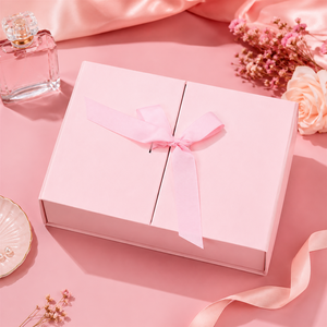 Lost Woods Pink Rigid Gift <b>Box</b> With Deer And Mushroom Print Art Paper Rectangle Fashion Trend Four Color Printing - Product Image 6