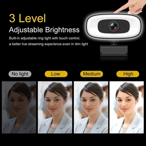 Mini Cámara Web 4K USB con Sensor CMOS de 8 Megapíxeles, Full HD 1080P 2K, Micrófono y Trípode para Computadoras Portátiles, Transmisión en Vivo y <span class=keywords><strong>Trabajo</strong></span> - Product Image 2