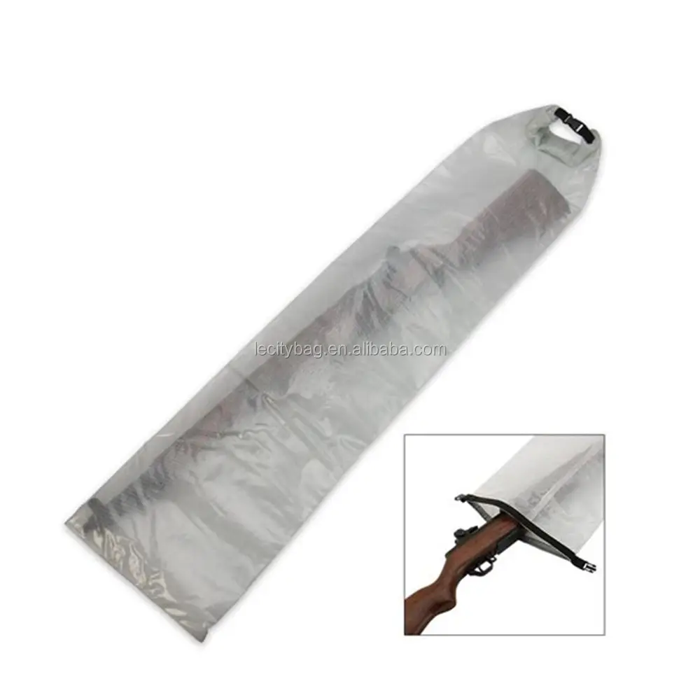 Yüksek kaliteli PVC rulo üst su geçirmez taşıma uzun tüfek av durumda silah çantası taktik