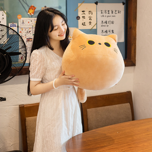 Hete Verkoop Nieuwe 3d Zwarte Kat Grote Knuffel Zacht Plushtoy Kussen Schattig Kawaii Dier Knuffel Kussen Zacht Kat Pluche Pop Speelgoed - Product Image 3