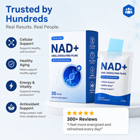ODM OEM Films Oraux Dissolvants Personnalisés NAD+ Resvératrol – Complément Quotidien Multi-Nutriments pour le Soin Cellulaire