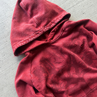 Sweat-shirts surdimensionnés QYOURECLO avec logo personnalisé, style streetwear, effet délavé, 100% coton, effet usé, pour hommes