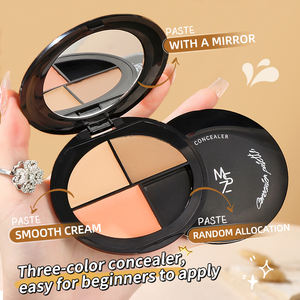 Paleta de colores de paleta de corrector 3 en 1 OEM personalizado Natural piel desnuda brillo contorno pigmentación manchas espinillas cicatrices - Product Image 2