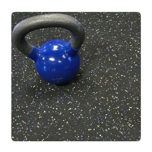Revêtement de sol en vinyle haute résistance avec particules de caoutchouc naturel EPDM pour salle de sport à domicile et terrains de sport – Conception européenne pour usage intérieur - Product Image 4