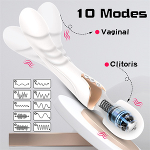 Potente Vibrador AV con Forma <span class=keywords><strong>de</strong></span> Varita para Mujeres, 10 Modos, Estimulador <span class=keywords><strong>de</strong></span> Clítoris, Masajeador <span class=keywords><strong>de</strong></span> Punto G y Vagina, Juguetes Sexuales para Adultos para Mujeres - Product Image 3