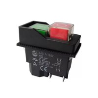 Interrupteur électromagnétique étanche KJD17 T85/55 IP55 18A 250V Kedu 5 broches 4 positions pour trancheuse à viande