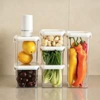 Conteneur de stockage sous vide pour pompe à vide électrique, boîte de conservation des aliments hermétique, boîte de rangement de cuisine