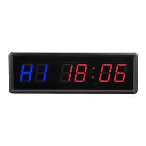 Customize Logo Cross Fitness Sports Remote Control Circuit Digital Gym Timer Interval timer 1.5inch