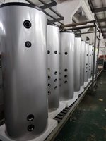 Réservoir tampon 1000L 2000L 3000L pour eau chaude sanitaire, compatible pompe à chaleur, grande surface d'échange, raccordement par le haut