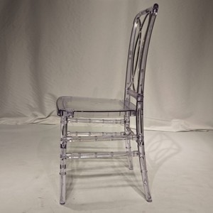 เก้าอี้พลาสติกใสแบบเชียวารี ทิฟฟานี่  แบบซ้อนได้ สำหรับงานแต่งงาน งานเลี้ยง งานอีเว้นท์ ร้านอาหาร โรงแรม เฟอร์นิเจอร์เชิงพาณิชย์ - Product Image 2