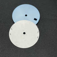 Cadran de montre 007 28,5 mm à double pied, mouvement NH36 NH37, bleu soleil, en laiton