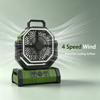 Ventilateur de refroidissement silencieux USB rechargeable, portable, mural et de table, à double usage, pour voiture, vente en gros d'usine