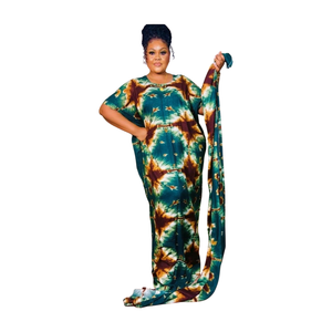 High Quality Bohemian Tie Dye <b>Kaftan</b> Maxi for Women Hand Dyed Elegant Casual Sexy Long Oversize Cover Ups <b>Plus</b> <b>Size</b> Cotton - Product Image 4
