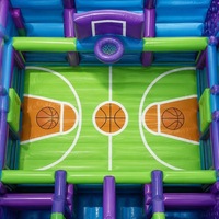 Parc d'attractions gonflable géant pour enfants, en PVC, pour événements importants, location de jeux gonflables
