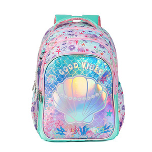 Sac à dos scolaire unisexe pour élèves du primaire (CP-CM2) en polyester respirant avec coussin d'air – Motif dessin animé - Product Image 4