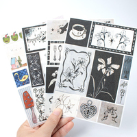 Fabricant de fournitures de papeterie pour journal intime, feuilles d'autocollants décoratifs esthétiques découpés sur mesure