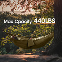 Leichte Outdoor-Camping-Hängematte aus Nylon mit Moskitonetz