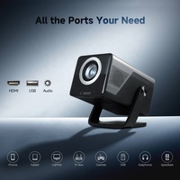 Proyector Hotack X7AD Full HD 1080P, Cine en Casa, Video 4k, Proyector LCD Portátil Inteligente con Android y Google TV
