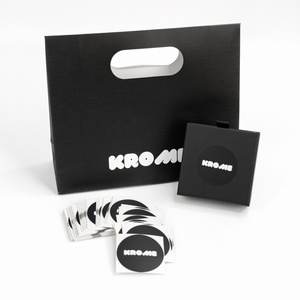 Bolsa de Papel de Regalo Personalizada con Logotipo, de Papel Recubierto de Lujo y Plástico Reciclable, con Asa de Mano, Impresión Serigráfica - Product Image 5