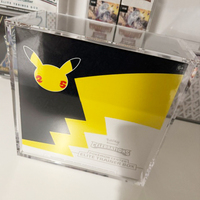 Kunden spezifische UV-Ablehnung Acryl Poke Mon Booster Box für Elite Trainer Box Display Racks