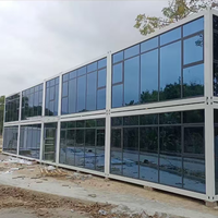 Maison préfabriquée à faible coût à 2 étages, module de maison préfabriquée, structure en acier, appartement préfabriqué, maison conteneur en kit