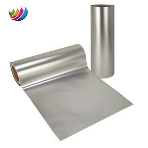 Película de Aluminio Metalizada Suave de Alto Brillo Personalizada de Fábrica, Película Metálica de Aluminio Laminada <span class=keywords><strong>BOPP</strong></span> Plateada/Dorada PET VMPET Colorida - Product Image 5