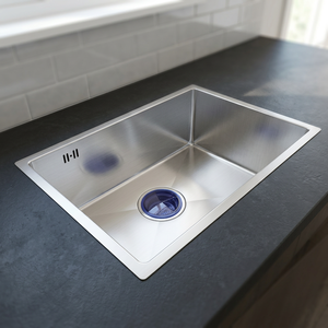 Fregadero de Cocina de Acero Inoxidable de Alta Calidad, de un Solo Tazón, Panel Grueso, Tazón Profundo, Reducción de Ruido, Anticorrosión - Product Image 1