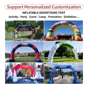 Custom Printed Sports Competition Inflatable Arch Air Archway For <strong>Advertising</strong> Event &amp; Camping Promotion With Logo Display