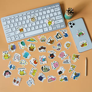 ZY1659C 40 autocollants mignons <span class=keywords><strong>Pikachu</strong></span> Pokemo imperméables pour décorer ordinateur portable, skateboard, téléphone portable, bagages, guitare pour adolescents et enfants - Product Image 4