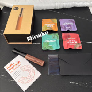 無煙吸入器禁煙スティック木製禁煙30日フレーバー空気吸入器植物ベースニコチンフリー無煙スティック - Product Image 3