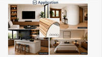 Panneau mural en MDF de qualité E0, demi-rond, à lattes, panneau mural 3D à rainures pour la rénovation intérieure des hôtels et des bureaux