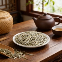 Teh Melati Daun Lepas Cina, Teh Hijau Silver Needle, Rasa Bunga, Harum dan Lezat, Teh Melati