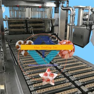 Extrudeuse automatique de fabrication de chocolat à anneau dur aigre-doux pour petits fruits bonbons gommeux machine depuis la maison - Product Image 6