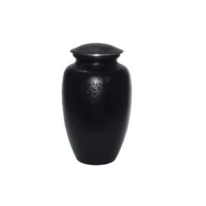 Hot Arrival Adult & Pet Premium Quality <b>Black</b> Finish Cremation Urn <b>Top</b>-Notch Burial Memorial Hot Sale <b>Funeral</b> Supplies - Product Image 1
